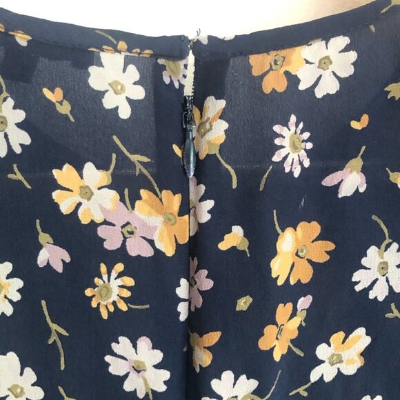 Madewell size 2 Silk Shirred Keyhole Dress in Petal Party - Picture 8 of 8